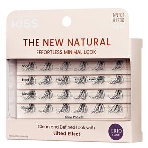 NEW! KISS Lashes The New Natural Effortless Minimal Look “Neo” NNT01 91786